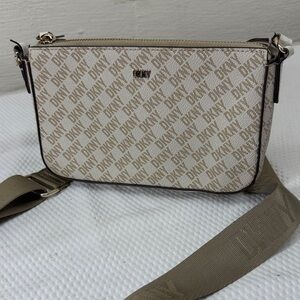 DKNY Bryant Park Demi Beige Crossbody Bag